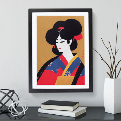 Artistic Geisha No.1 - Wall Art