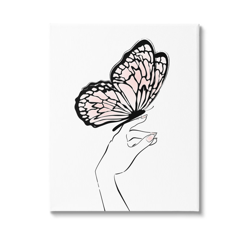 «Minimal Hand & Butterfly» par Martina Pavlova, H 30 po x l 24 po