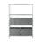 Jennnifer Steel Adjustable Shelving Unit-1338992383-1338992382