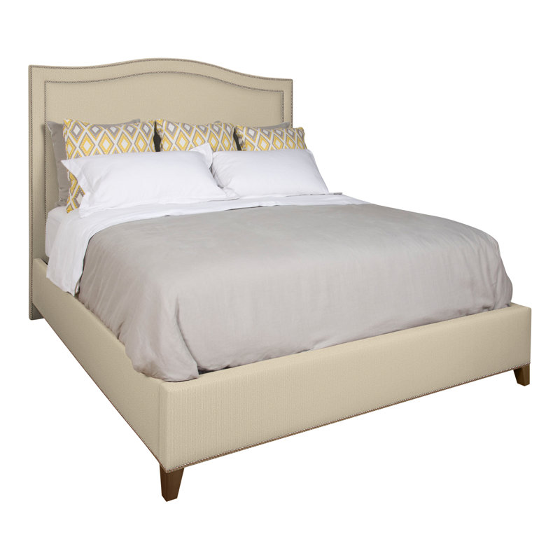 Caroline/Casey Upholstered Bed, Tuck Linen, Havana, Yes