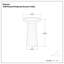 Table de bout contemporaine en bois de manguier massif l 13 po avec finition texturée Matney Dayton-108257868