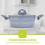 Royalford Non-Stick Aluminium Round Casserole Dish-64815900-64815901