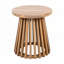 Table d'appoint d'extérieur en bois d'acacia-434278148