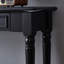 Console rétro en bois massif noir-908445838-908445873