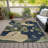 Machine Washable Indoor/Outdoor Xhevrie Navy Rug-111927957
