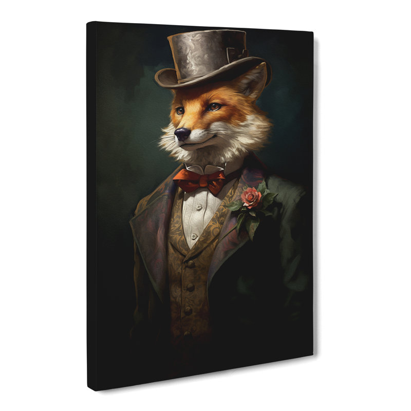 Fox Victorian No.2 - No Frame Print, 76cm H x 50cm W x 3cm D
