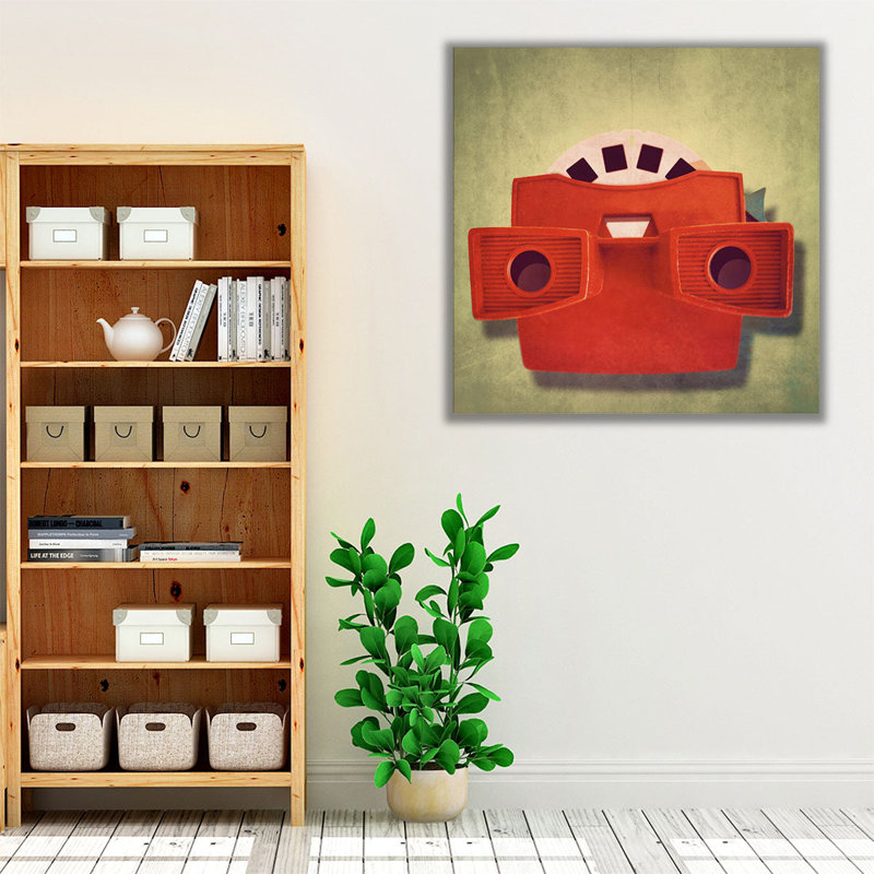 Vintage School II - reproduction d'art sur toile, H 12 po x l 12 po