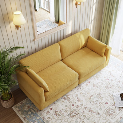Bentura 217.7Cm Flared Arms Sofa