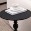 Table de bout ronde 2p, table d'appoint en métal rétro pour les thés, table de chevet légère et pratique, solution peu encombrante