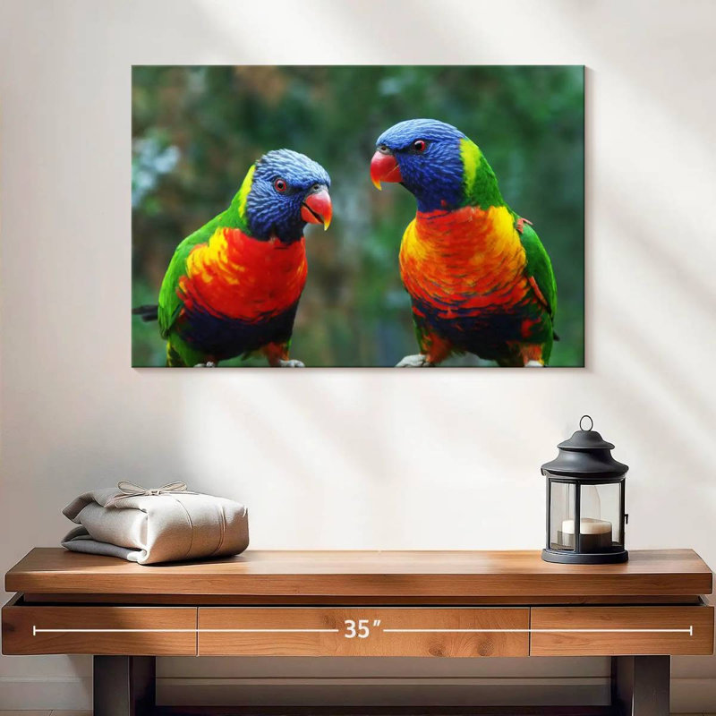 Brampt Lorikeet Buddies, 16" H x 24" W