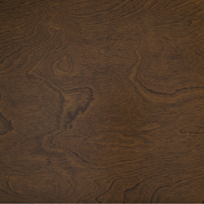 Table de salle à manger contemporaine en bois brun
