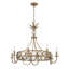Lustre 8 lumières Hearst en laiton noble-1184445943
