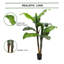 Banane artificielle 4 pieds de haut