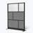 Expanse Modular Wall with Black Frame - 53" x 70" Starter Wall