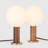 Solid Wood Torchiere Lamp