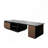 Extendable Coffee Table,  Length Adjustable Wood Coffee Table With 2 Storage Drawers For Living Room, Large Long Rectangular Center Table