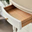 Console en bois massif de style crème
