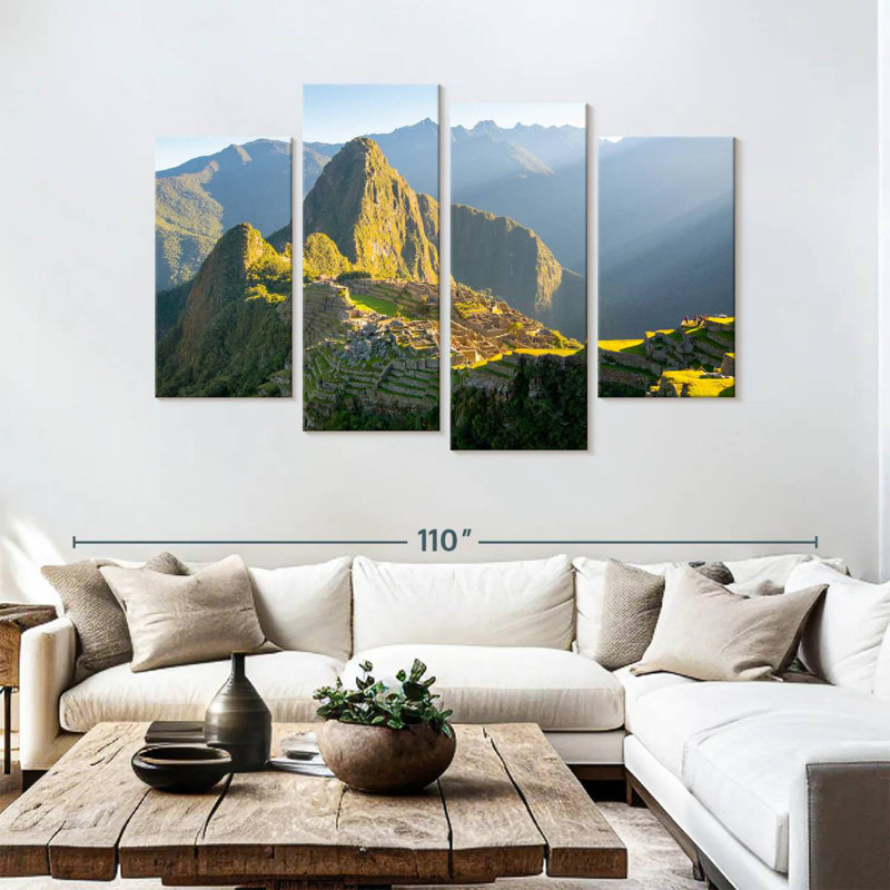 Lilie Morning At Machu Picchu, 54" H x 84" W
