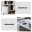 Bureau en L massif et bois manufacturé en L avec 2 tiroirs-109304949-109304951