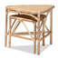 Ensemble de tables de bout en rotin 3 pieds 20,9 po Chaunta