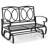 Adalet Steel Outdoor Glider-1368985666