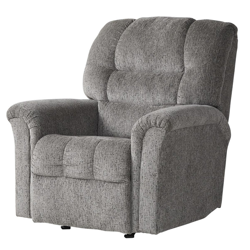 Dacarri Recliner, Smoke Polyester Blend