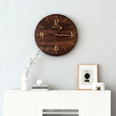 Horloges murales noires rondes