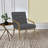 Kirra Upholstered Metal Arm Accent Chair-211025807