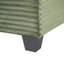 Canapé modulaire en U avec canapé-lit modulaire en L de 125,2 po avec repose-pieds mobile et poches de rangement latérales pour le salon, vert-131247143