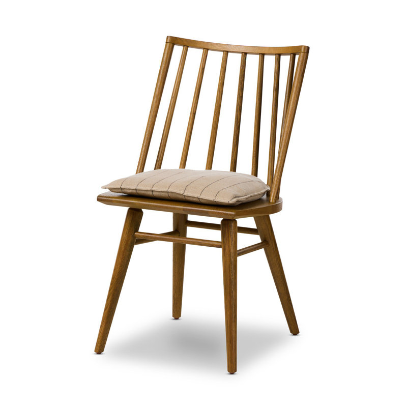 Lewis Windsor Chair With Cushion-Sandy Oak, Sandy Oak