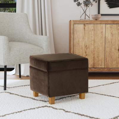 Asha 17.5" Square Storage Ottoman