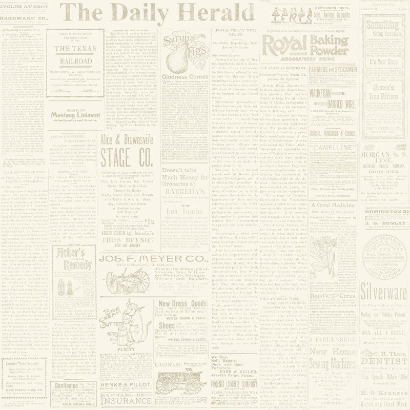 Le papier peint The Daily, Jaune