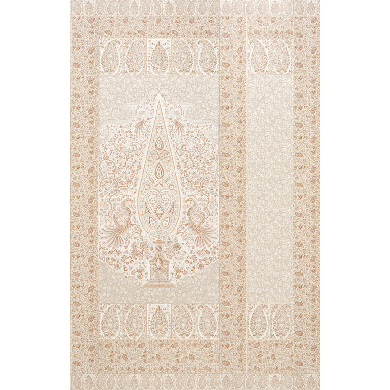 Colmery Paisley Panel Set, Parchment