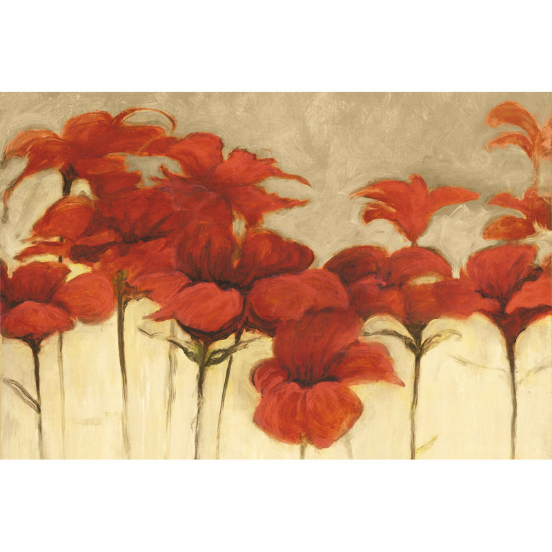 Magnificent Flowers - Wrapped Canvas Painting, 30cm H x 46cm W x 3.8cm D