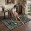 Tapis lavable Elyra Forêt-Noire à motif d'animaux avec envers antidérapant-856312739