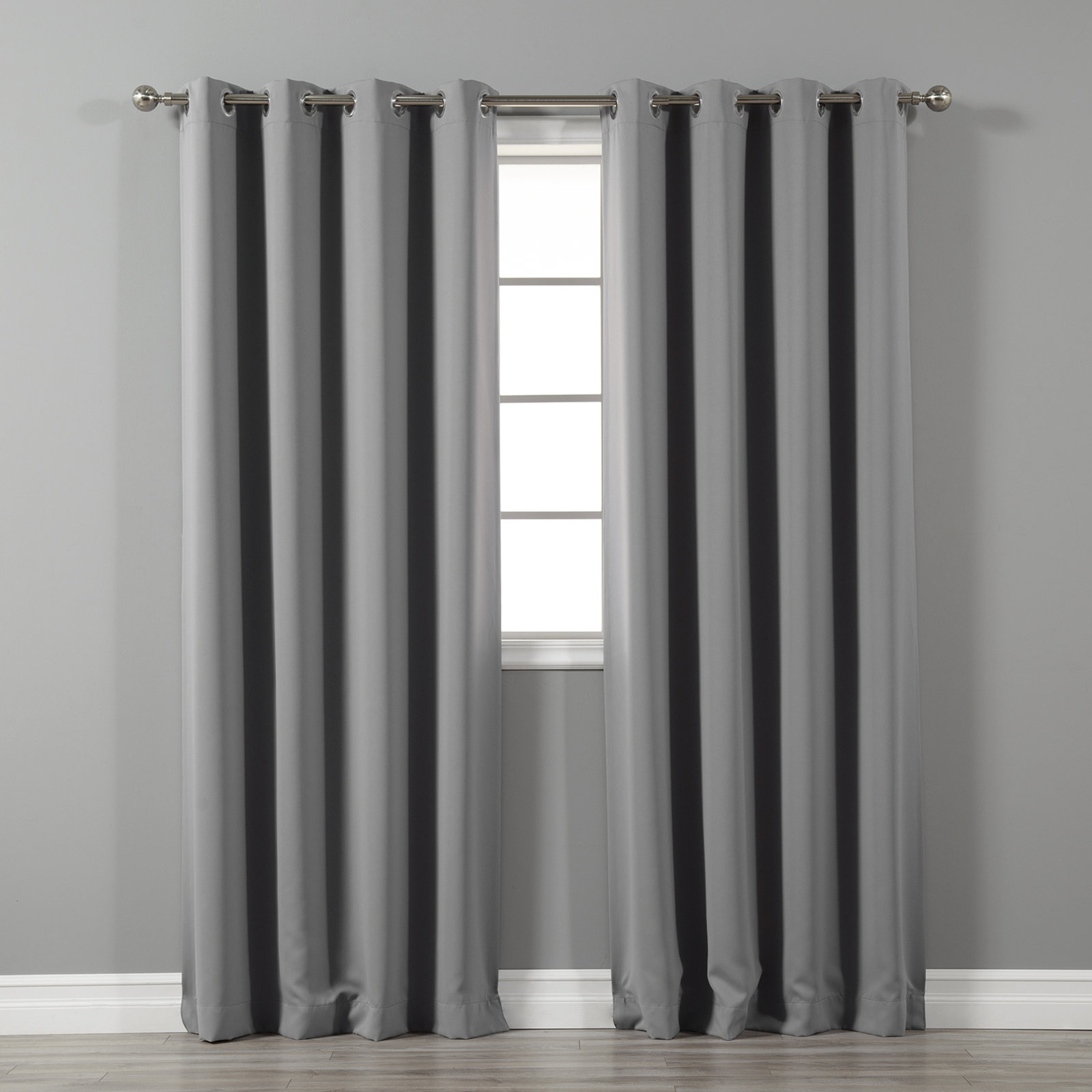 Schaeffer Blackout Thermal Curtain Panel Set, Sky Blue, 52" W x 96" L