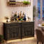 Buffet avec lumière DEL 31,5 po Delmonta-1563767811