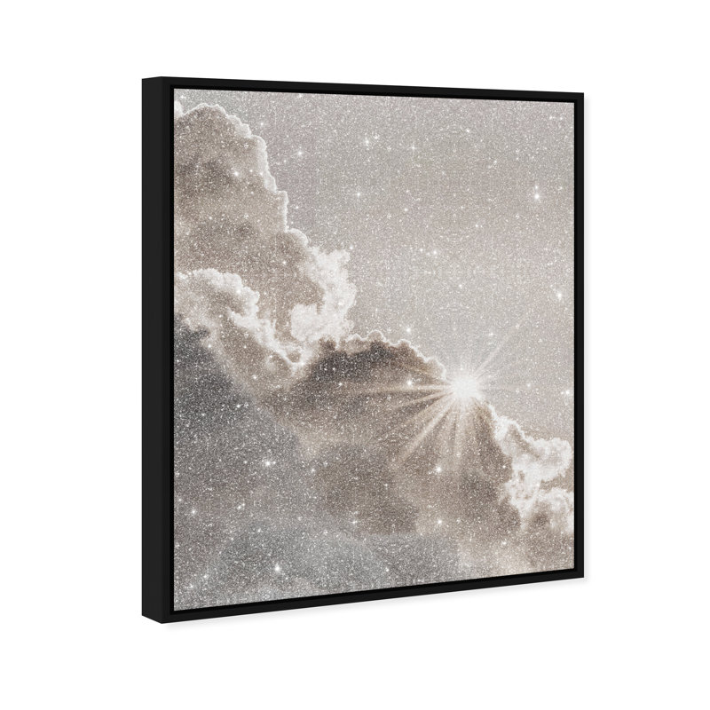 Sun Rays II Print by Oliver Gal, 21" H x 17" W, Black Floater Frame