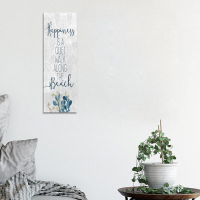 Happiness Beach I by Kimberly Allen - Wrapped Canvas Gallery-Wrapped Canvas Giclée