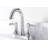 Esato Centerset Bathroom Faucet with Drain Assembly-66143067