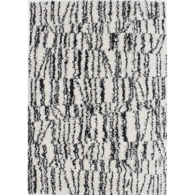 Loveleen Performance Abstract Indoor Rug, Rectangle 2'6" x 4'