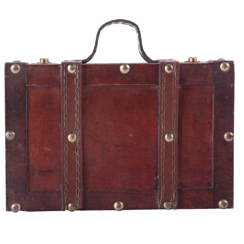 Vanscoy Wooden Decorative Trunk