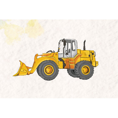 Bulldozer - Wrapped Canvas Print