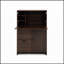 Armoire de bureau pliante peu encombrante avec tiroir de rangement et tablettes, parfaite pour la maison, le bureau et le dortoir