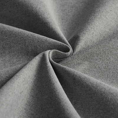  100% Blackout Linen Outdoor Curtains for Patio Waterproof, Windproof Gazebo Curtains with Sticky Back Top & Back Tab Bottom, 2 Straps & Rope Included for Porch Pergola