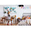 Magnetic Memo Board Whiteboard - 120 x 60 cm - With Marker and Magnets - Water map of the world