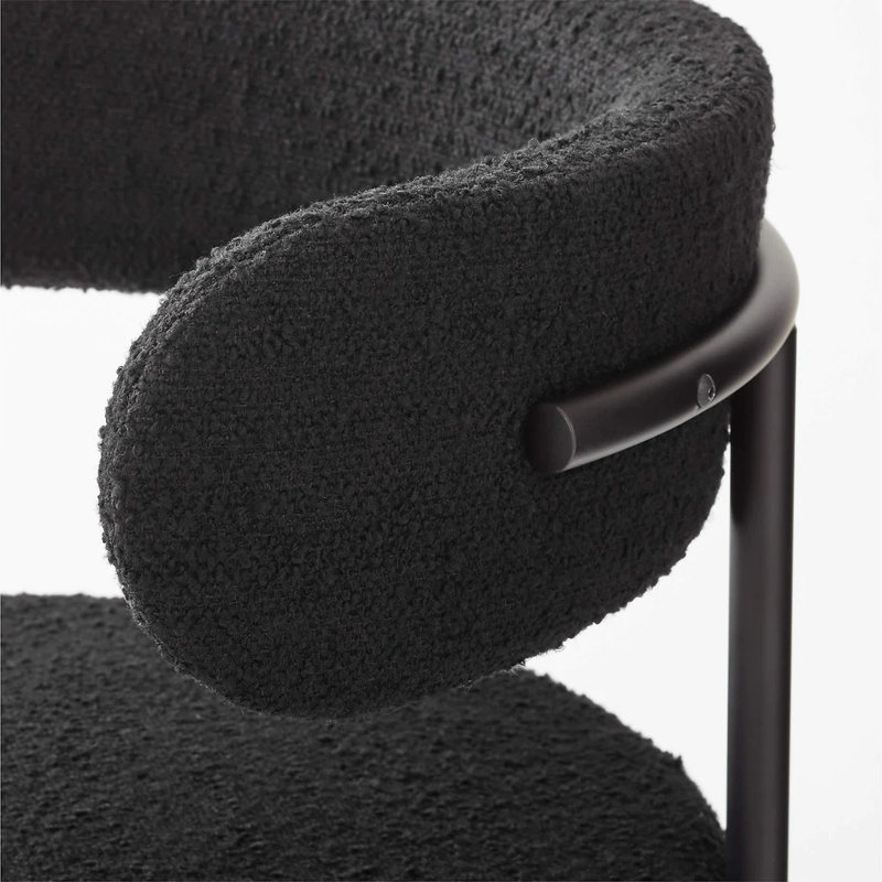 Chaise Boucle, Noir