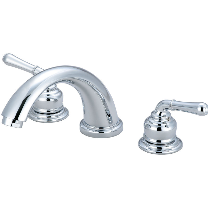 2 Handle Deck Roman Tub Faucet, Chrome