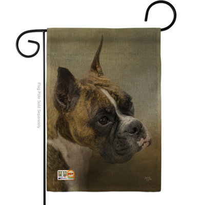 Double Sided 18.5'' H x 13'' W Burlap Animal Garden Flag