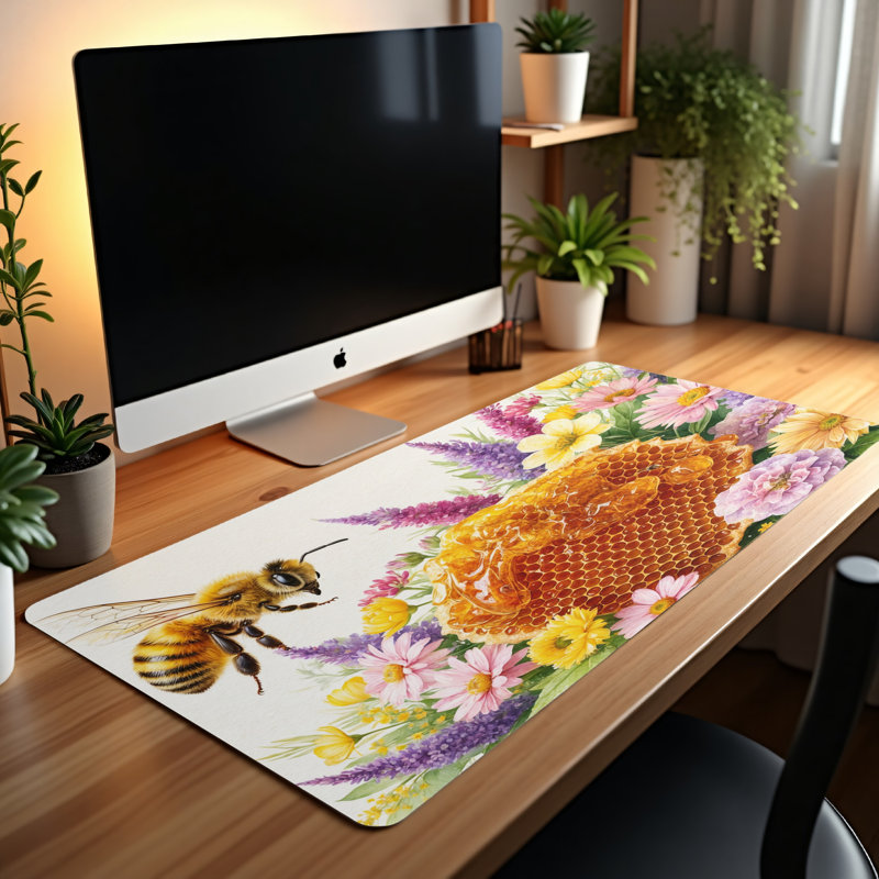 Polyester Desk Pad, 23.6x13.8